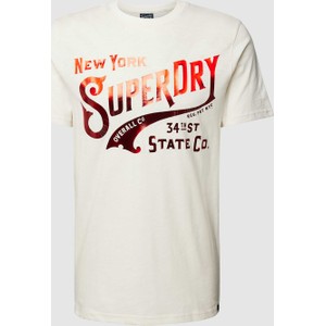 T-shirt Superdry z krótkim rękawem z bawełny w młodzieżowym stylu