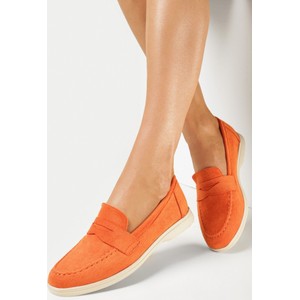 Pomarańczowe buty born2be
