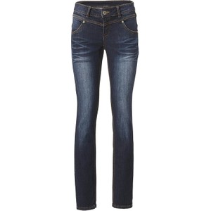 Granatowe jeansy Heine