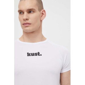 T-shirt Kust. z jedwabiu z nadrukiem