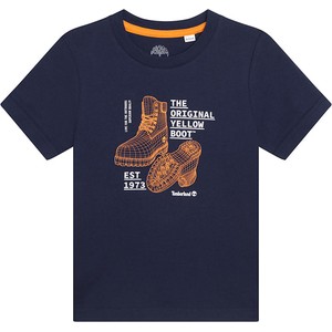 Granatowa koszulka dziecięca Timberland dla chłopców