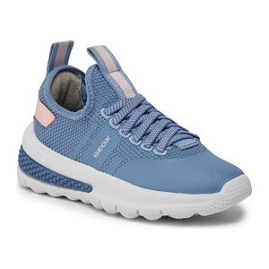 Niebieskie buty sportowe dziecięce Geox sznurowane