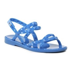 Niebieskie sandały Melissa z klamrami