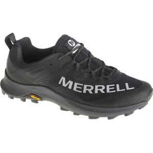 Czarne buty sportowe Merrell sznurowane w sportowym stylu