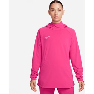 Różowa bluzka Nike w sportowym stylu z długim rękawem