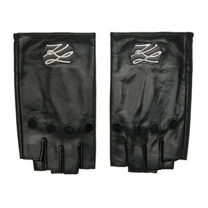 Czarne rękawiczki Karl Lagerfeld