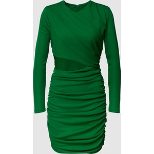 Zielona sukienka Only mini z długim rękawem