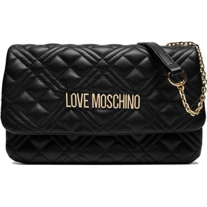 Czarna torebka Love Moschino w młodzieżowym stylu na ramię