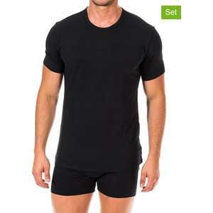 Czarny t-shirt Calvin Klein Underwear z krótkim rękawem w stylu casual