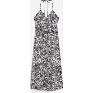 Sukienka H & M z dekoltem w kształcie litery v midi w stylu casual
