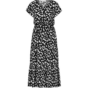 Sukienka SUBLEVEL w stylu casual z dekoltem w kształcie litery v z krótkim rękawem