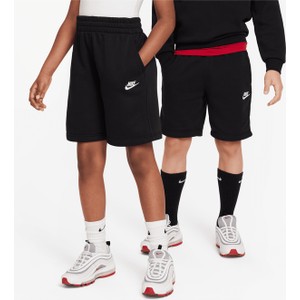 Czarne spodenki dziecięce Nike z dzianiny