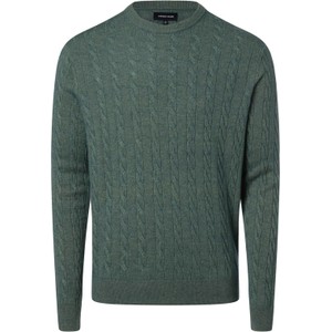 Zielony sweter Andrew James w stylu casual z wełny