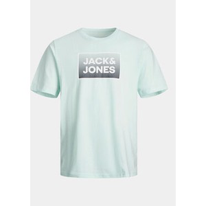 Miętowa koszulka dziecięca Jack&jones Junior dla chłopców
