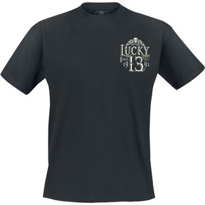 T-shirt Lucky 13 z bawełny