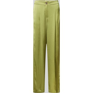 Zielone spodnie Luisa Cerano w stylu retro
