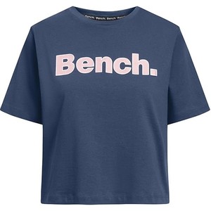 T-shirt Bench w młodzieżowym stylu z okrągłym dekoltem z bawełny