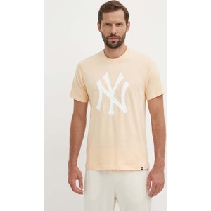 T-shirt 47 Brand z krótkim rękawem z bawełny z nadrukiem
