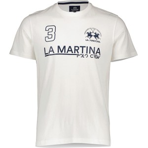 T-shirt La Martina w młodzieżowym stylu z bawełny