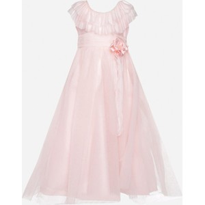 Różowa sukienka dziewczęca born2be z tiulu