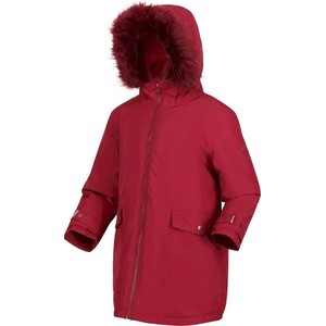 Czerwona kurtka dziecięca Regatta z tkaniny dla dziewczynek