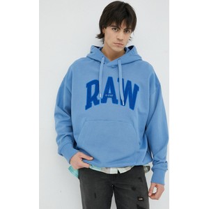 Niebieska bluza G-Star Raw z bawełny w młodzieżowym stylu