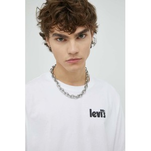 T-shirt Levis w młodzieżowym stylu z krótkim rękawem z nadrukiem
