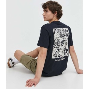 T-shirt Quiksilver z nadrukiem w młodzieżowym stylu z krótkim rękawem