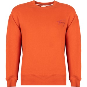 Pomarańczowa bluza ubierzsie.com w stylu casual