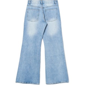 Niebieskie jeansy Cropp w street stylu z bawełny