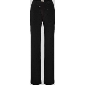 Czarne spodnie Zadig & Voltaire z bawełny w stylu retro