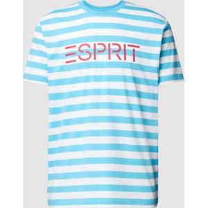 T-shirt Esprit z bawełny w młodzieżowym stylu