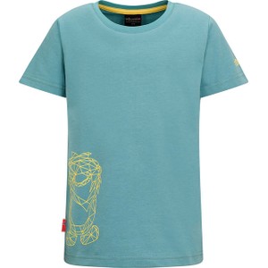 Niebieska koszulka dziecięca Trollkids z bawełny dla chłopców