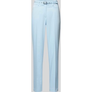 Niebieskie spodnie More & More w stylu retro