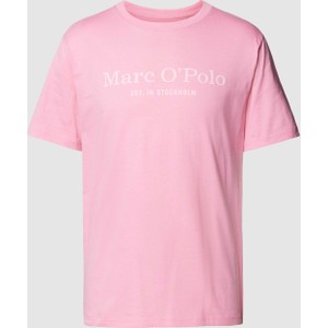 T-shirt Marc O'Polo z krótkim rękawem z bawełny z nadrukiem