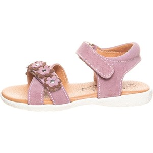 Różowe buty dziecięce letnie Lamino ze skóry