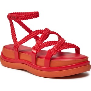 Czerwone sandały Melissa