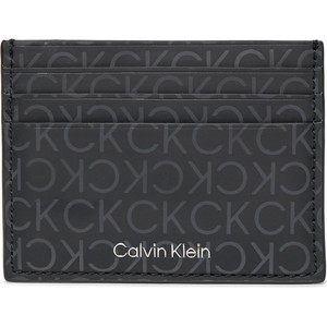 Etui na karty kredytowe Calvin Klein Rubberized Cardholder 6Cc K50K511256 Uv Mono Black 0GL