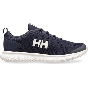 Granatowe buty sportowe Helly Hansen w sportowym stylu z płaską podeszwą