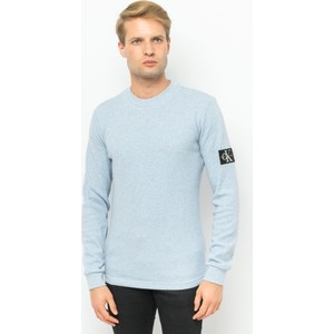 Niebieski sweter Calvin Klein z bawełny