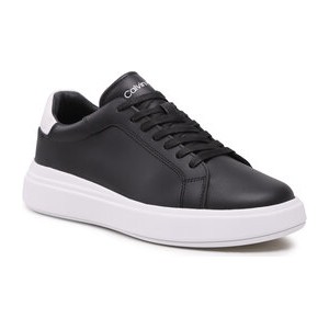 Calvin Klein Sneakersy Low Top Lace Up Lth HM0HM01016 Czarny