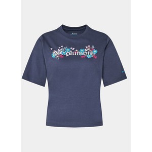 T-shirt Columbia w sportowym stylu z okrągłym dekoltem