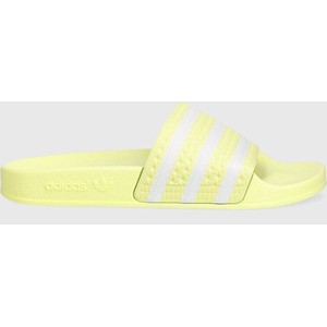 Żółte klapki Adidas Originals