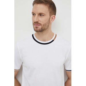 T-shirt Hugo Boss z bawełny z krótkim rękawem w stylu casual
