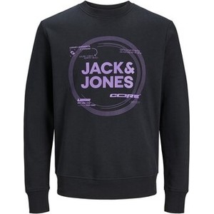 Czarna bluza dziecięca Jack&jones Junior dla chłopców