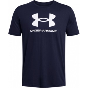 T-shirt Under Armour z bawełny z nadrukiem w młodzieżowym stylu