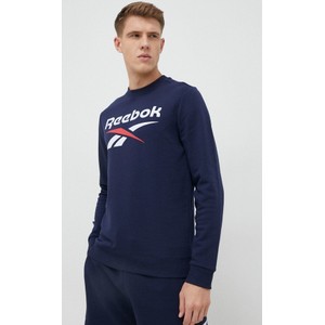 Bluza Reebok w sportowym stylu z nadrukiem
