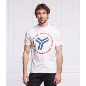 T-shirt Richmond Sport z krótkim rękawem w młodzieżowym stylu