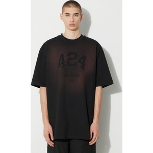 T-shirt 424 z bawełny z nadrukiem