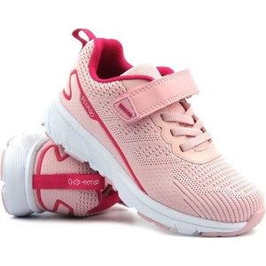 Różowe buty sportowe dziecięce Befado z tkaniny dla dziewczynek